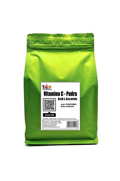 Top Ingrediente Vitamina C Pudra - (Acid L-Ascorbic) - Antioxidant - 2kg
