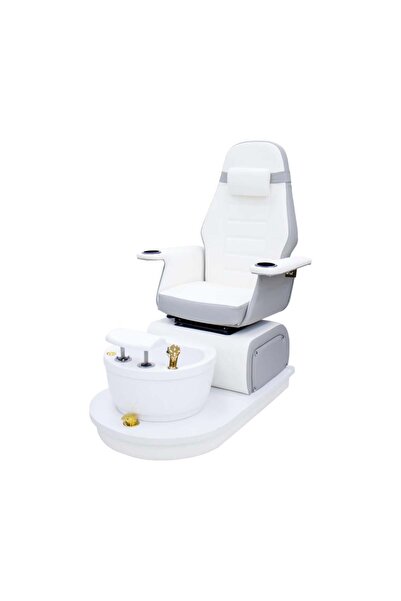 Globalstar Silver and white pedicure and massage chair AW-02