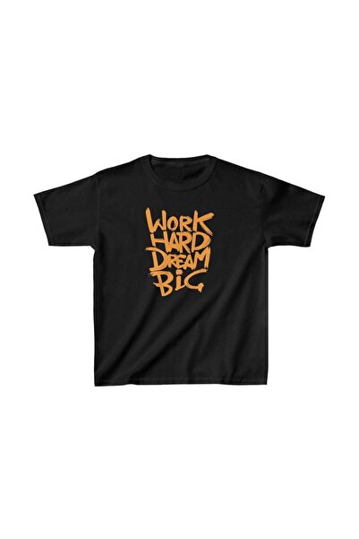 Mariposa Secret Unisex Kids Printed T-Shirt - Black