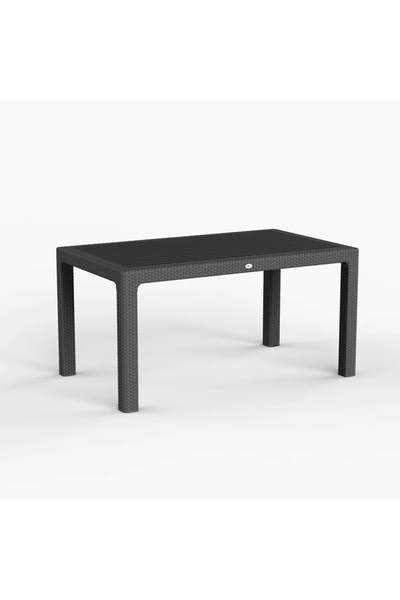 Asil Konsept 90 x 150 Bambu Plastik Dikdörtgen Rattan Camsız Bahçe Balkon Ter...