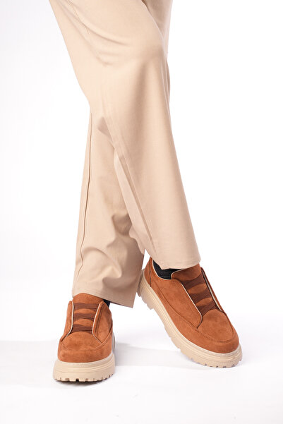 Kuback Akb-703 Daily Tan Suede Men's Shoes