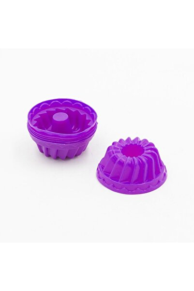 konak alışveriş 6-Piece Silicone Cake Mold with Round Bases