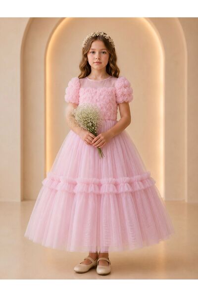 esmagül kids GÜL APLİKELİ