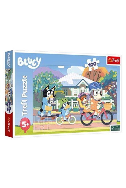 bluey Puzzle Jumbo cu 4 Câini, 100 piese
