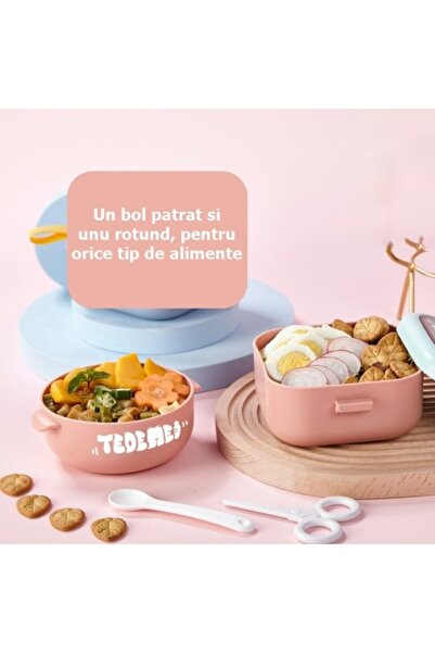 Flippy Caserolă pentru copii lunch box 750 ml - 2 culori disponibile
