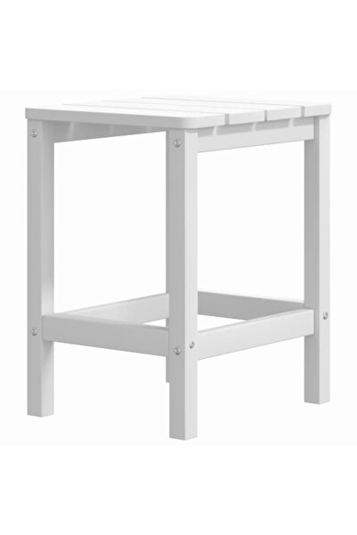 vidaxl Adirondack garden table, white, 38x38x46 cm, HDPE