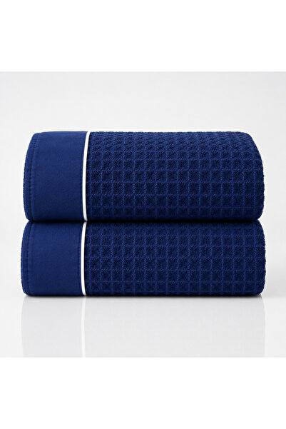 Donetella Pack of 2 Hand Towels 50x90 cm – 310 GSM Waffle Microfiber, Soft & ...