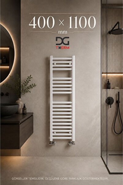 DG THERM 400*1100 Beyaz Havlupan 40*110 cm Banyo Havlupanı 15 Borulu