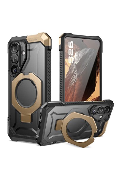 Supcase Husă UB Grip Mag MagSafe pentru Galaxy S26, Negru/Auriu