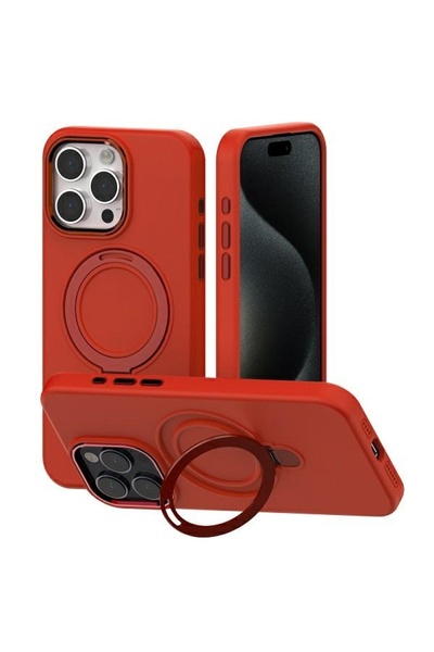 Mercury Goospery Mercury MagSafe Silicone Case with Stand for iPhone 15/14/13...