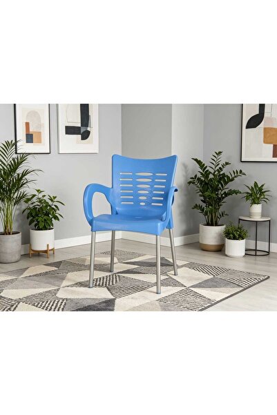Generic Modern Design Durable Plastic Chair with Armrest
