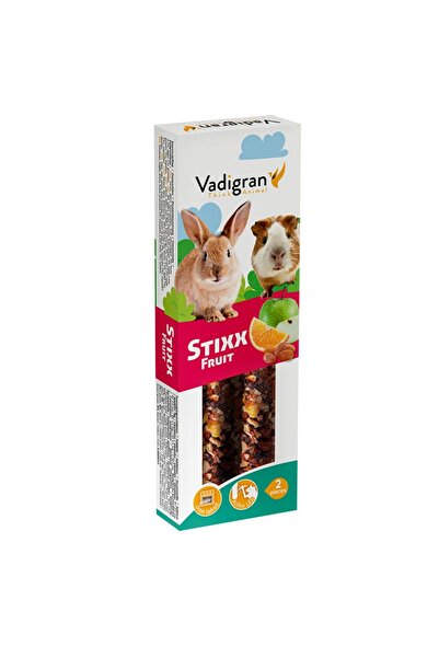 VADIGRAN Stixx Rabbit & Guinea Pig Fruit Στικς με Φρούτα για Κουνέλια & Ινδικ...
