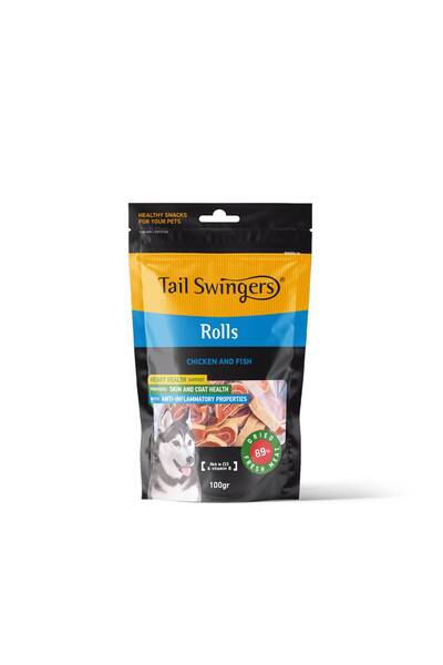 Tail Swingers Σνακ Ρολό με Κοτόπουλο & Ψάρι 100gr