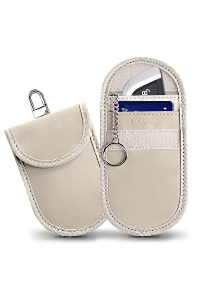 Tech-Protect Husă de blocare a semnalului RFID pentru KLR100, bej