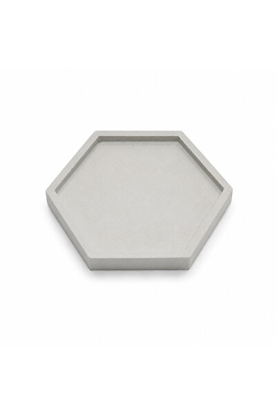 Luma Artisanal Luma Artisanal decorative tray, handmade, Concrete, Grey