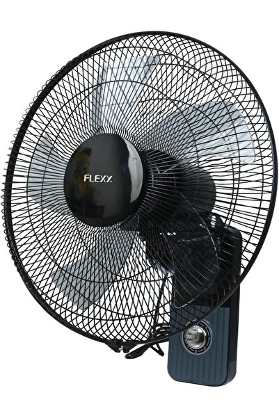flexy ® 16-Inch Wall-Mounted Electric Fan, 3-Speed High Airflow Metal Fan wit...