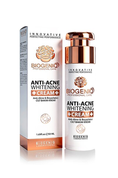 Biogeniq Anti-Akne Temizleyici & Beyazlatıcı Cilt Bakım Kremi