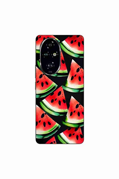 OEM Case compatible with Honor 200 Pro Silicone Gel Tpu Pattern Watermelon Sl...