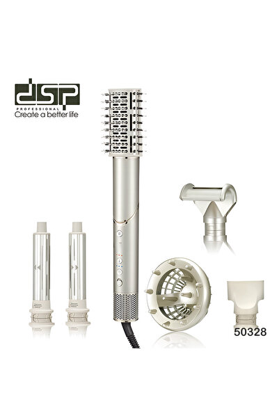 DSP 50328 8-In-1 Hair Airwrap Styler Multi-Function Hot Air Brush Hair Dryer ...