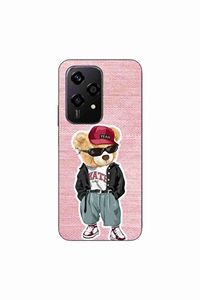 OEM Husa compatibila cu Honor 200 Lite Silicon Gel Tpu Model Pink Jeans Bear