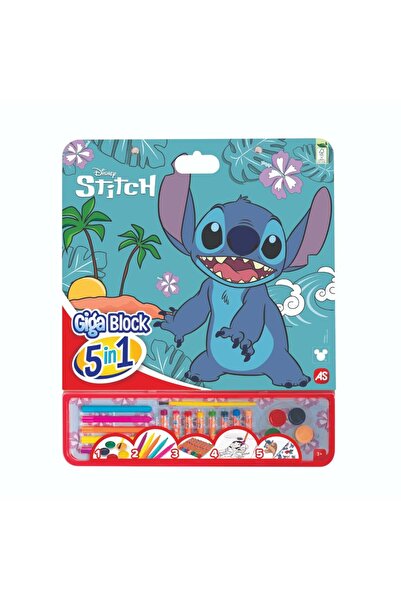 Disney Stitch Set pentru desen, Disney Stitch, Giga Block 5 In 1