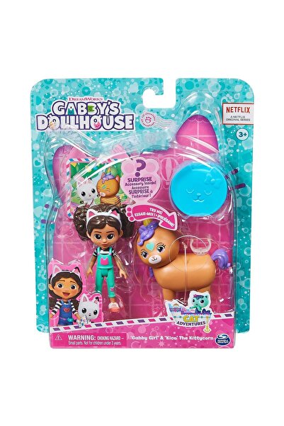 Gabby's Dollhouse Set de joaca Gabbys Dollhouse, Gabby Girl si Kico Kittycorn