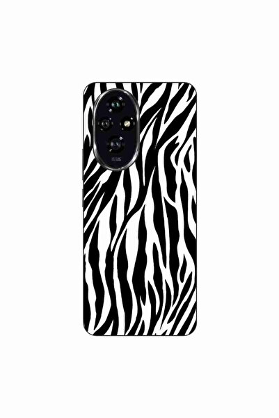 OEM Husa compatibila cu Honor 200 Silicon Gel Tpu Model Animal Print Zebra Pa...