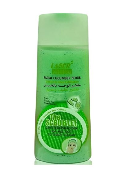 LASER WHITE مقشر الوجه بالخيار تقشير لطيف وعميق 175 مل