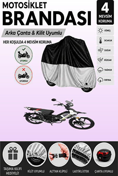 Cemku Double Black Top - Gray Bottom, Rear Bag Compatible Altai Tank 50 Motor...