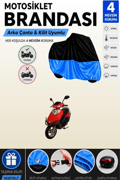 Cemku Double Black Top - Blue Bottom, Rear Bag Compatible Altai Carrier 110 P...