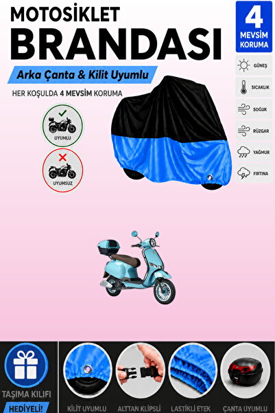 Cemku Double Black Top - Blue Bottom, Rear Bag Compatible Altai Xline 50 Pro ...