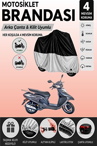 Cemku Double Black Top - Gray Bottom, Rear Bag Compatible Falcon Dolphin 100 ...
