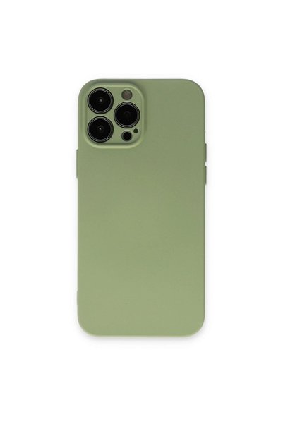 OEM Apple iPhone 13 Pro Case Nano Velvet Silicone - Green