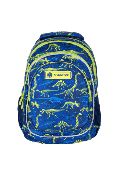 Astra Ghiozdan AstraBag, 4 compartimente, design dinozauri, dim: 39x28x15cm, ...