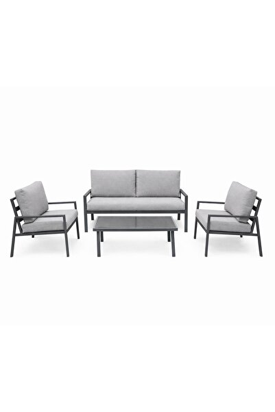 Kiwari Marbella 4 seater Garden Furniture Set, table90x50x40cm, armchairs 70x...