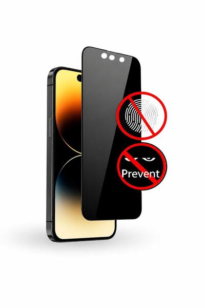 Tw Iphone 16 Plus / 15 Plus Antistatik Ekran Koruyucu Hayalet Unisex Siyah-şeffaf Ekran Kor