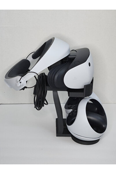 Print Zone PlayStation VR2 Masaüstü Standı - Orijinal Şarj İstasyonu Uyumlu K...