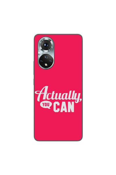 OEM Θήκη συμβατή με Honor 50, από σιλικόνη gel TPU, με σχέδιο/μήνυμα: Πραγματ...