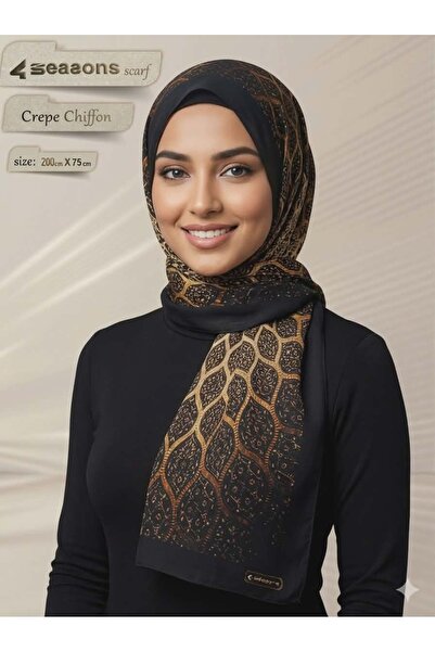 4seasons scarf Crepe Chiffon Veil