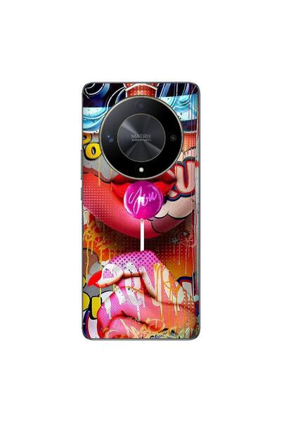 OEM Θήκη συμβατή με Honor Magic6 Lite από σιλικόνη gel TPU με σχέδιο Pop Art ...