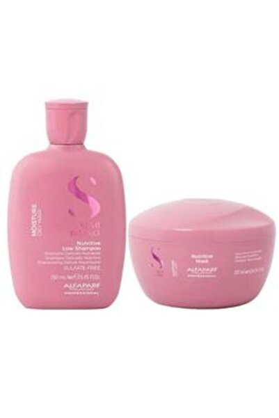 Alfaparf Milano Pachet Hidratant pentru Par Uscat - Semi Di Lino Moisture Nut...