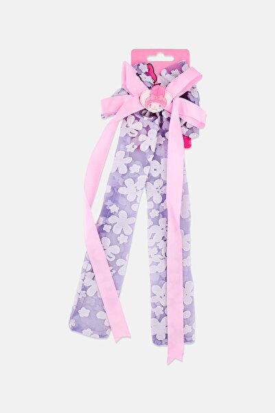 SANRIO My Melody Long Hair Bow Clip With Charm, Lavender