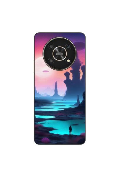 OEM Husa compatibila cu Honor X30 Silicon Gel Tpu Model Mystic Planet