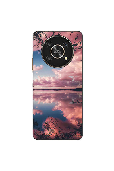 OEM Husa compatibila cu Honor X30 Silicon Gel Tpu Model Pink Clouds
