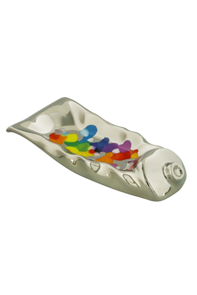 Pylones Dekoratif Düzenleyici - Drop Art - Chrome Silver