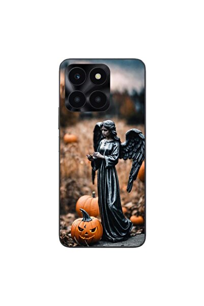 OEM Husa compatibila cu Honor X6a Silicon Gel Tpu Model Halloween Dovleacul I...