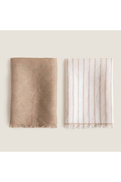 Chakra Unifie 2-Piece Napkin Set 45X45 cm Natural-Beige