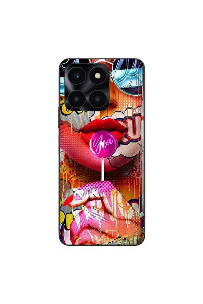 OEM Husa compatibila cu Honor X6a Silicon Gel Tpu Model Pop Art Lolipop