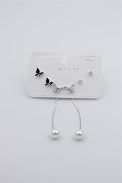 atastore2017 Multiple Set Earrings - Silver