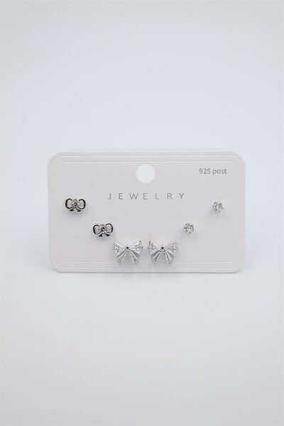 atastore2017 Multiple Set Earrings - Silver